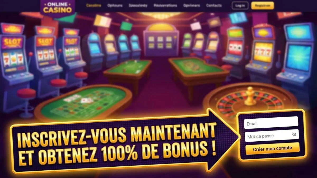 Inscription avec bonus